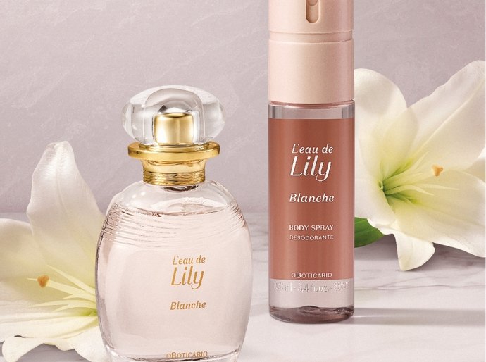 Pioneiro na construção de uma fragrância floral branco sofisticada¹ para a perfumaria nacional, o Boticário expande portfólio com L’eau de Lily Blanche