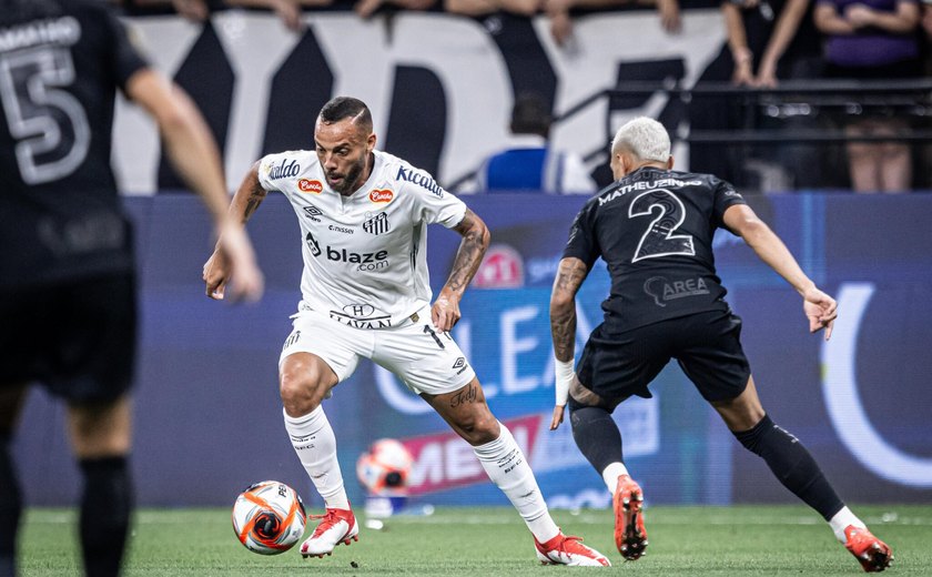 Corinthians anula Neymar, é letal no ataque e bate Santos com dois de Yuri Alberto