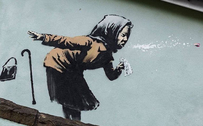 Identidade do misterioso artista Banksy pode ter sido revelada em processo judicial