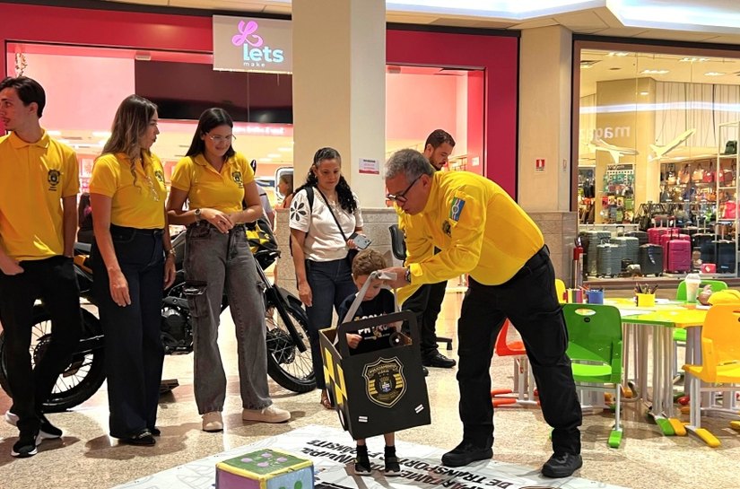 Exposição interativa de Educação no Trânsito fica no Maceió Shopping até esta quinta-feira(24)