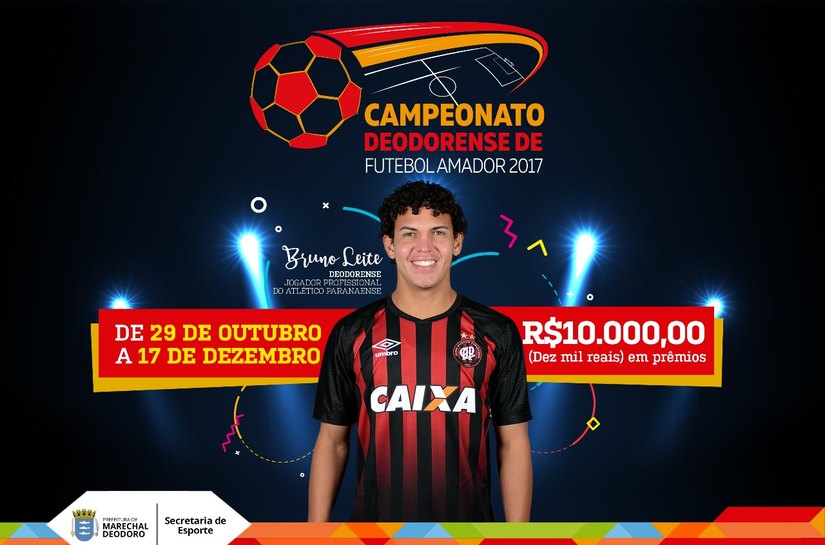 Campeonato Deodorense de Futebol Amador começa neste domingo (29)