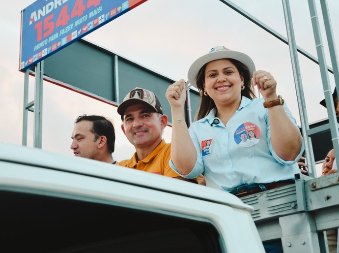 Samyra do Basto leva a “Rota da Vitória” às ruas e mobiliza apoiadores no município de Teotônio Vilela