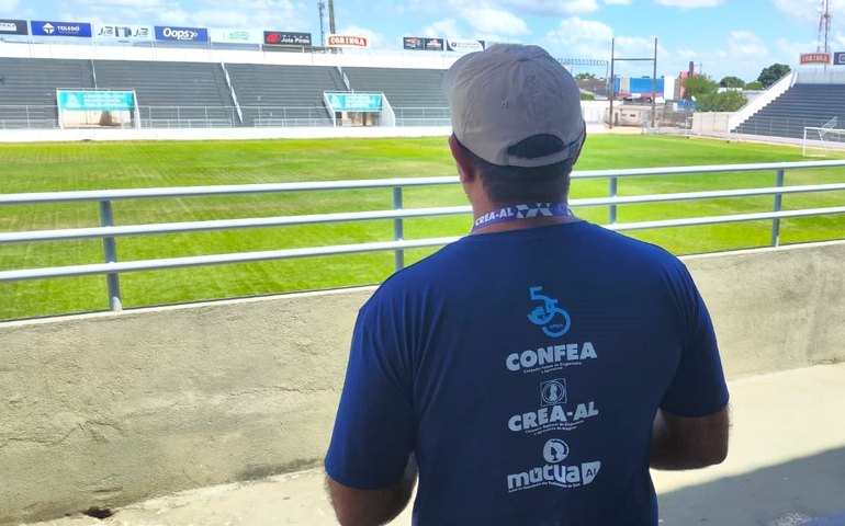 Crea-AL mobiliza força-tarefa de fiscalização em estádios de Alagoas