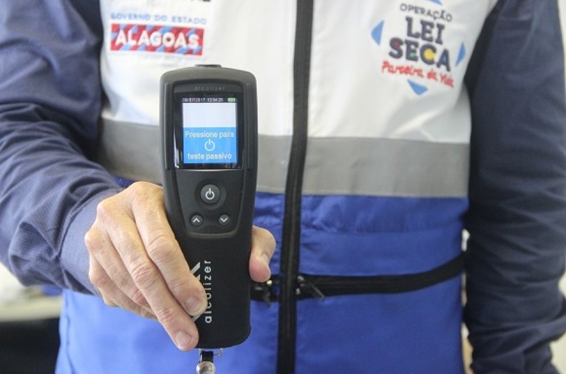 Lei Seca Alagoas passa a utilizar novo etilômetro com tecnologia avançada