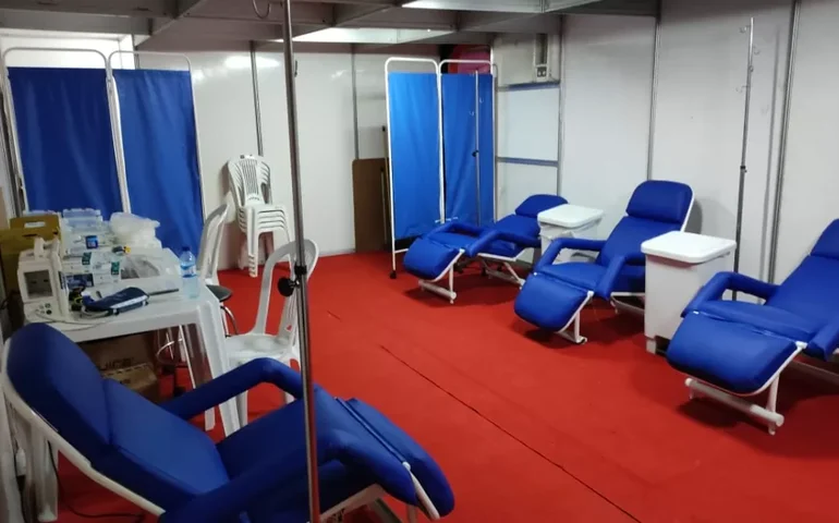 Estande da Secretaria de Saúde de Penedo realizou 71 atendimentos durante Festa do Bom Jesus