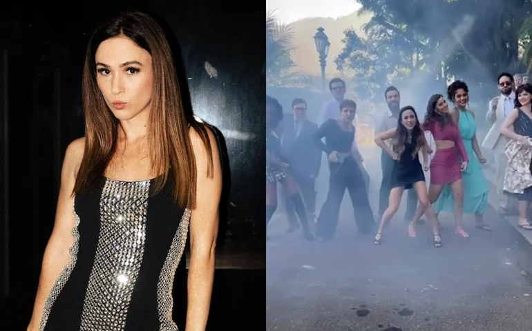 Tatá Werneck mostra bastidores de Terra e Paixão para celebrar fim de novela