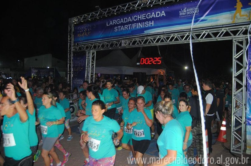 Neste sábado, acontecerá a terceira edição da corrida noturna do Francês