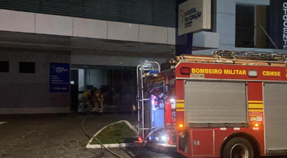 Incêndio Hospital do Coração / Foto: Reprodução: Foto/ Redes Sociais