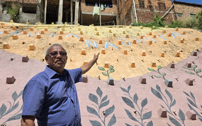 “Obra de primeiro mundo”, diz morador do Reginaldo sobre a proteção e contenção de encostas