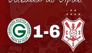 campeonato sergipano guarany 1 sergipe 6 / Foto: CSSERGIPE / INSTAGRAM