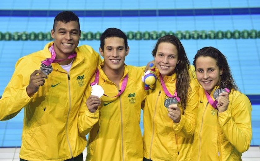 Quarteto misto conquista 1ª medalha brasileira nos Jogos Olímpicos