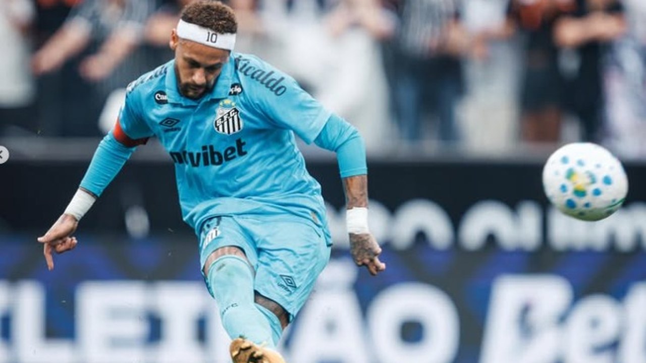 Neymar brilha e Santos supera o Corinthians em Itaquera