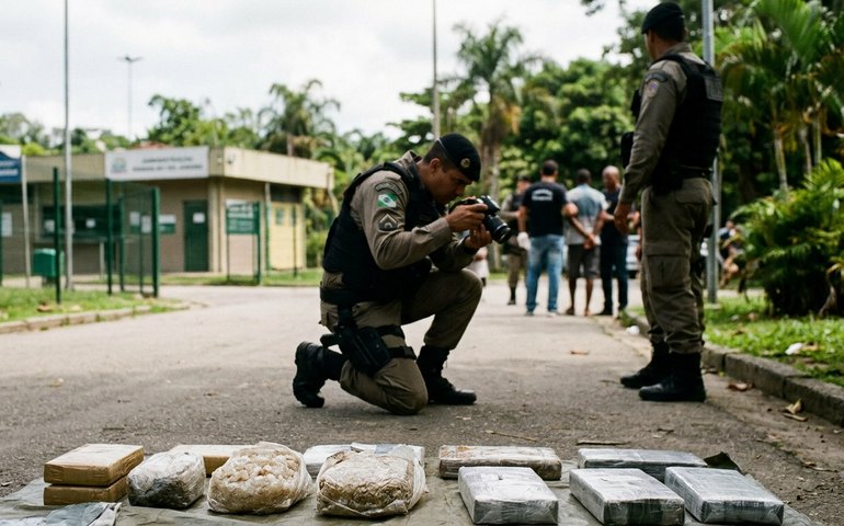 Polícia prende dupla com maconha 'ice' avaliada em R$ 100 mil no Parque Madureira