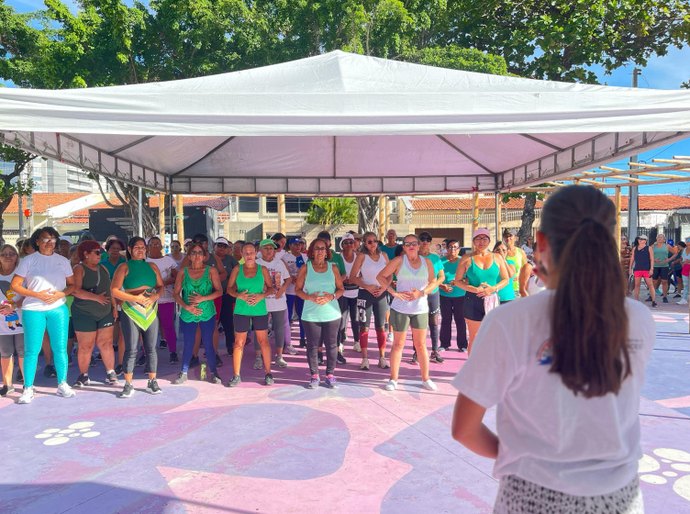 Saúde de Maceió promove aulão de atividades físicas no Parque da Mulher