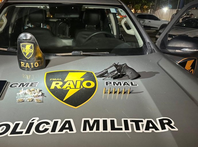 Armas são apreendidas pela PM durante verificações de denúncias em Maceió