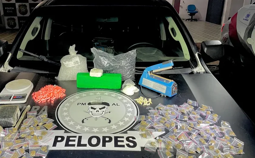 Polícia Militar apreende 31 armas e mais de 19 kg de drogas em Alagoas em uma semana