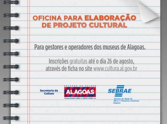 Secult abre inscrições para oficina de elaboração de projetos