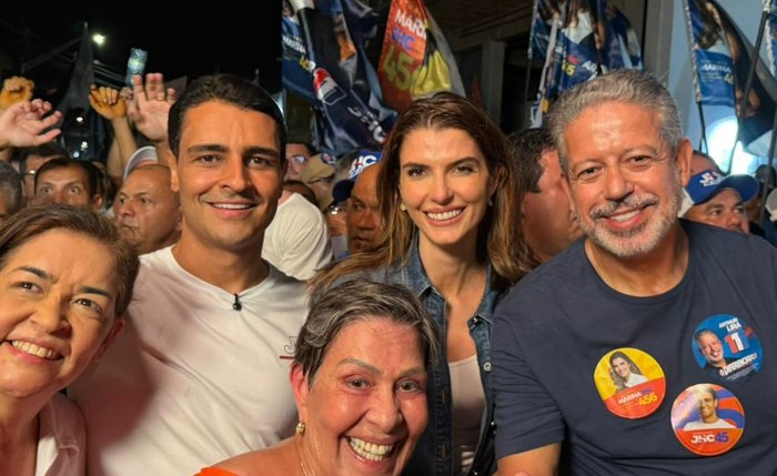 Eudócia Caldas, JHC, Célia Rocha, Marina JHC e Arthur Lira
