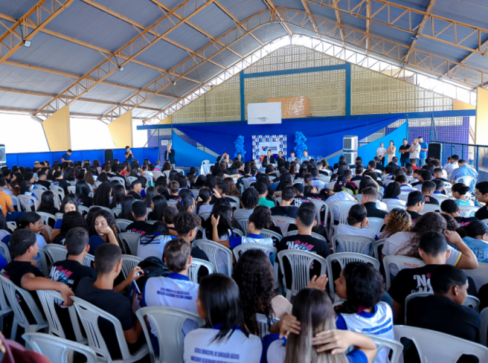 Estudantes de Campo Alegre participaram de palestra realizada pela Escola Judiciária Eleitoral do TRE
