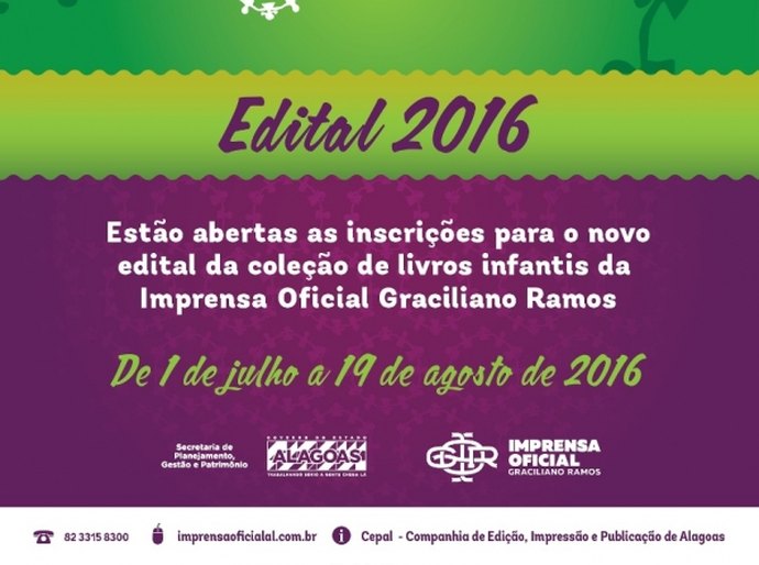 Imprensa Oficial Graciliano Ramos lança edital da coleção Coco de Roda