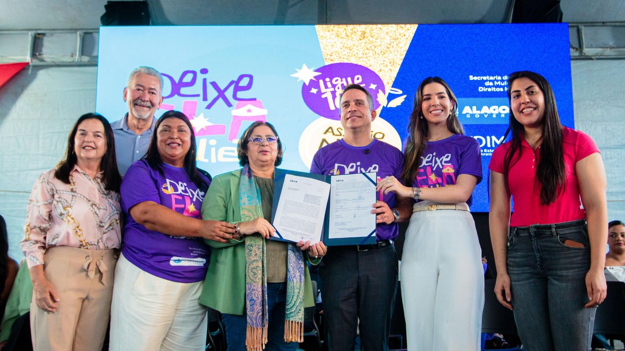 Ao lado da ministra Cida Gonçalves, Paulo Dantas amplia rede de proteção às mulheres em Alagoas