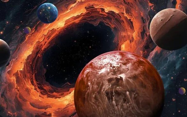Planetas gigantes podem se formar em discos de buracos negros supermassivos, aponta estudo
