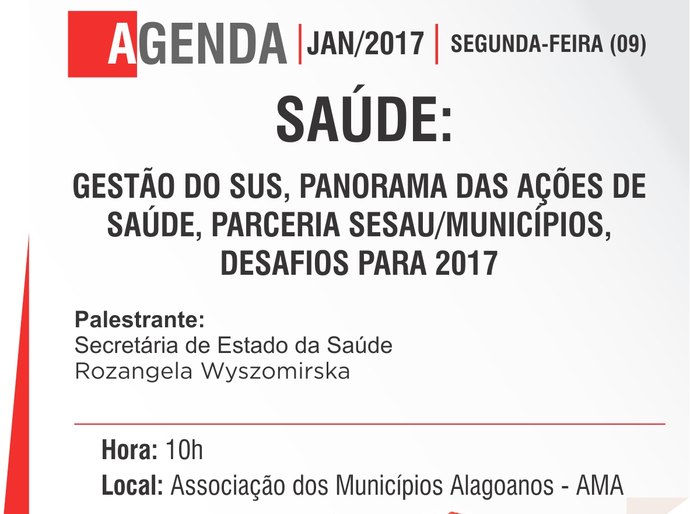 AMA e Sesau abrem pauta de 2017 para novos gestores