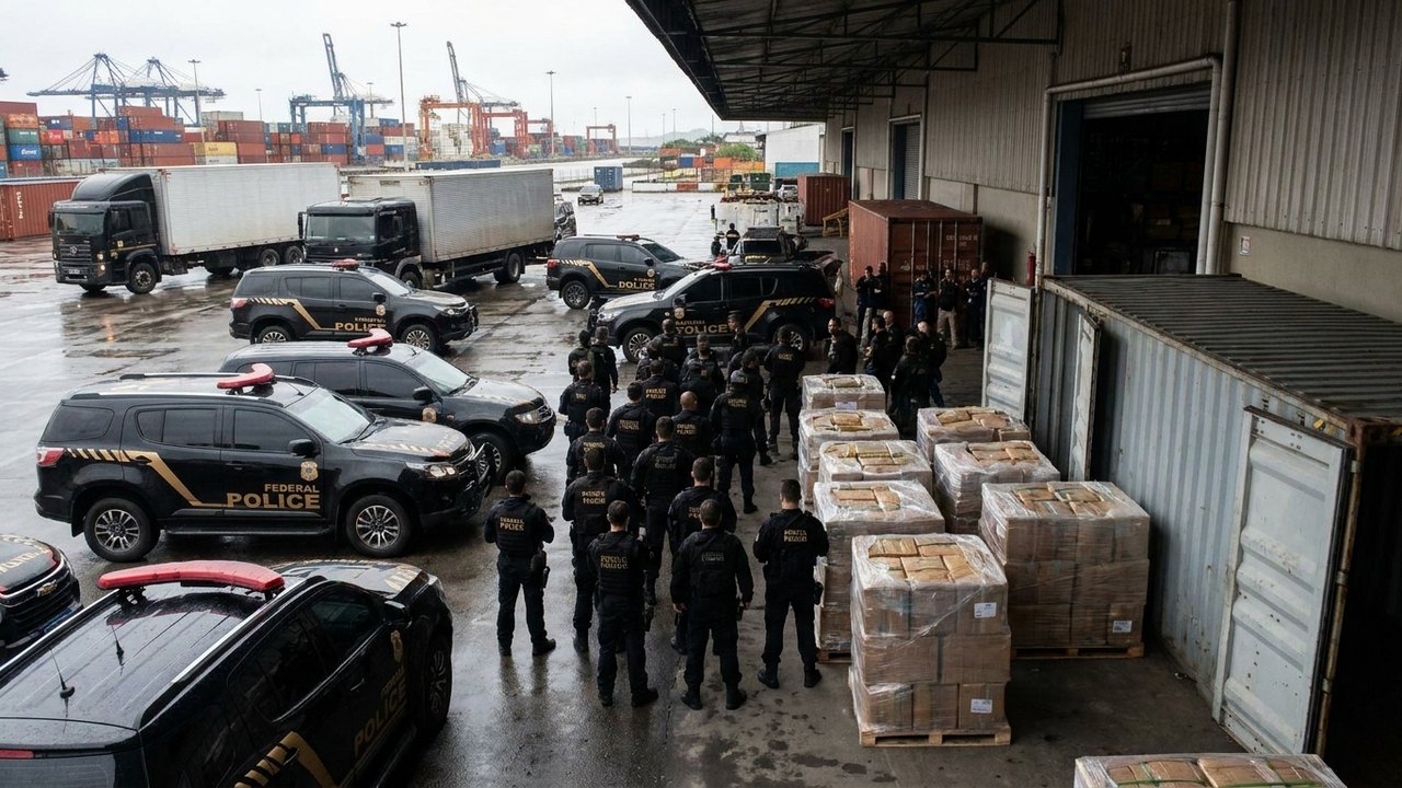 PF deflagra operação contra grupo ligado ao PPC e ao CV investigado por enviar 6,5 toneladas de cocaína para a Europa