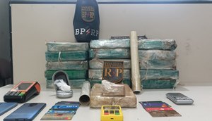 Homem é preso com mais de 15 kg de drogas em Aracaju / Foto: Foto: BPRp/SE