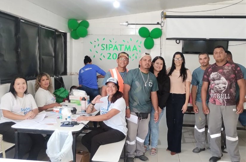 Secretaria leva serviços de saúde para trabalhadores do Aterro Sanitário de Maceió