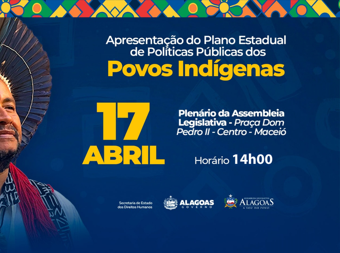 Plano Estadual de Políticas Públicas dos Povos Originários será apresentado na Assembleia Legislativa