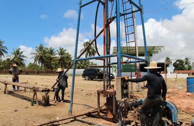 Coruripe investe na perfuração de poços artesianos para melhorar o abastecimento no município