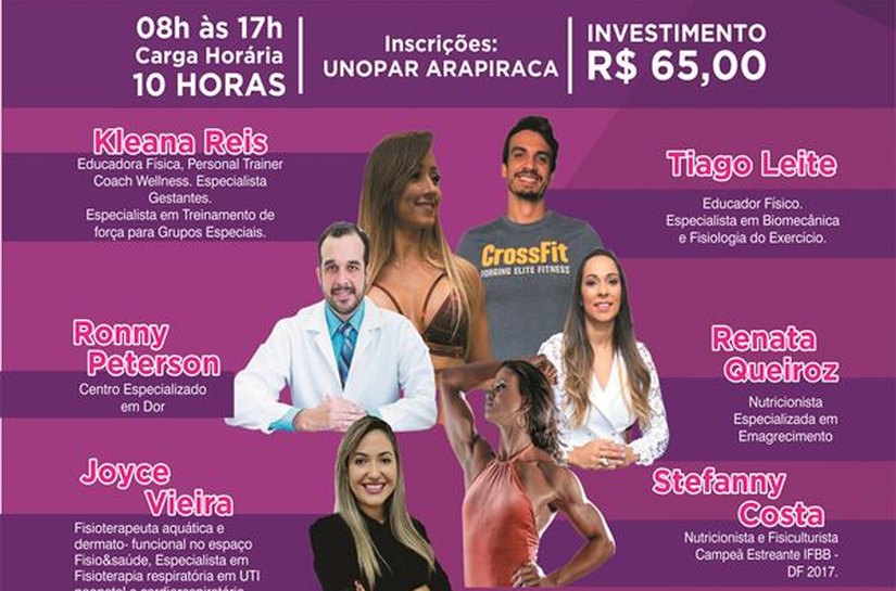 Simpósio Interdisciplinar em Saúde Esportiva acontece pela 1ª vez em Arapiraca