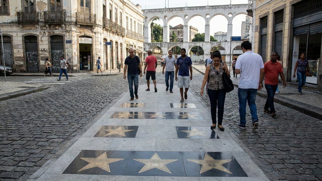 Vote no seu favorito: projeto cria 'Calçada da Fama' para homenagear artistas da história da Lapa