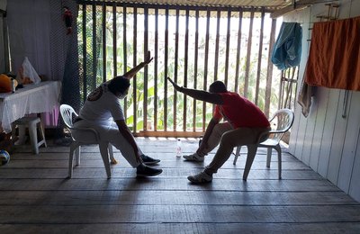 Cras Pitanguinha adapta atividades para grupo de idosas na pandemia