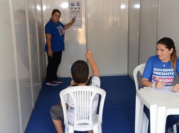 Grota do Iraci recebe Mutirão de Saúde Visual promovido pelo Estado