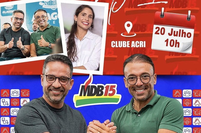 MDB realiza convenção dia 20 em Major Izidoro para homologar candidatura de Theobaldo Cintra à reeleição