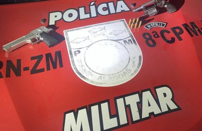 PM prende integrante do PCC por porte ilegal de arma em São Luís do Quitunde