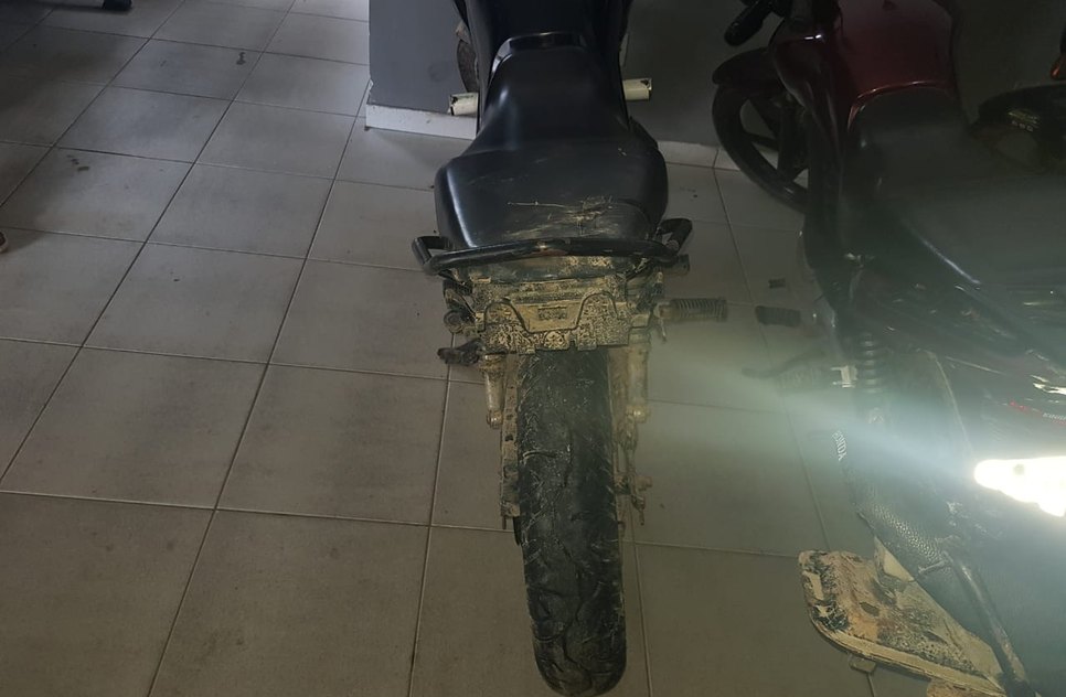 Moto roubada / Foto: SSP/ Sergipe