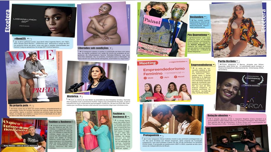 Coluna Etcetera da edição 42 da Revista Painel Alagoas