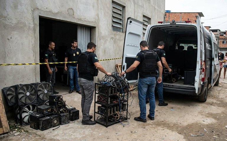 Central clandestina de mineração de criptomoedas é desarticulada na Baixada Fluminense