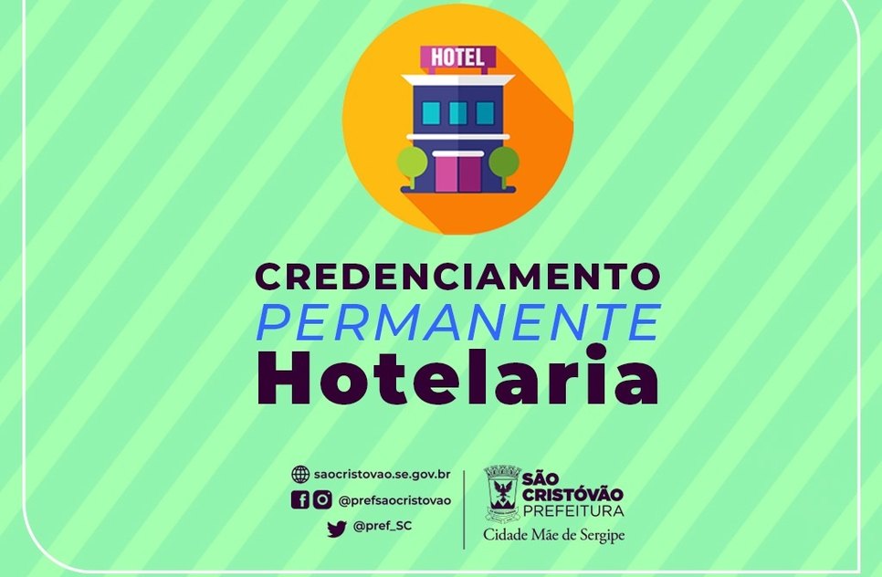 Credenciamento rede hoteleira São Cristóvão