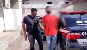 Homem foi encaminhado à Delegacia Plantonista da Polícia Civil. / Foto: Imagem: Reprodução/TV Atalaia