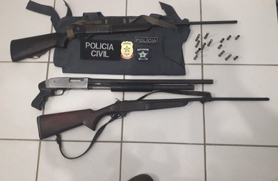 Polícia Civil realiza operação em Piranhas e prende homem com três armas de fogo