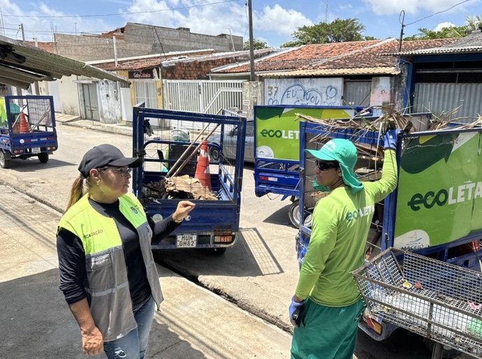 Primeira ação de 2026 do Projeto Ecoponto Aqui contempla o bairro do Tabuleiro