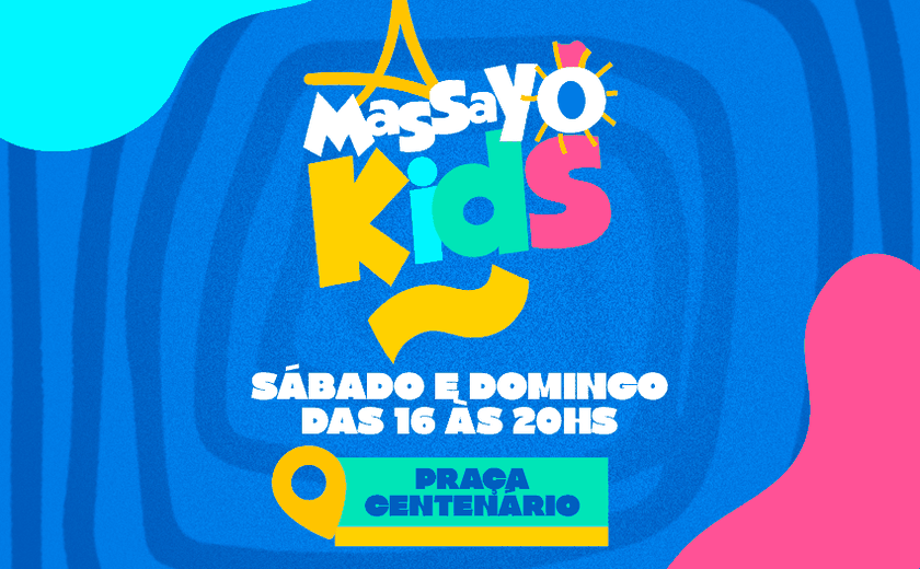 Massayó Kids leva diversão e brincadeiras ao Parque Centenário