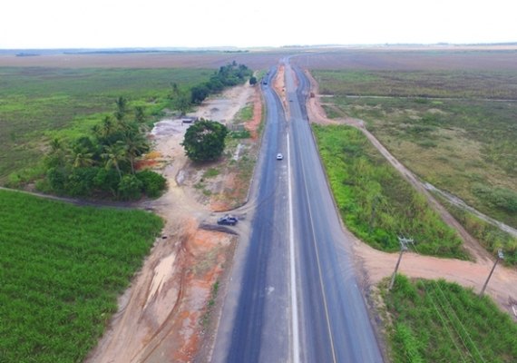 Primeiro trecho da duplicação Maceió-Arapiraca já está com 80% dos serviços concluídos