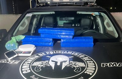 PM apreende seis quilos de maconha escondidos em residência no Canaã