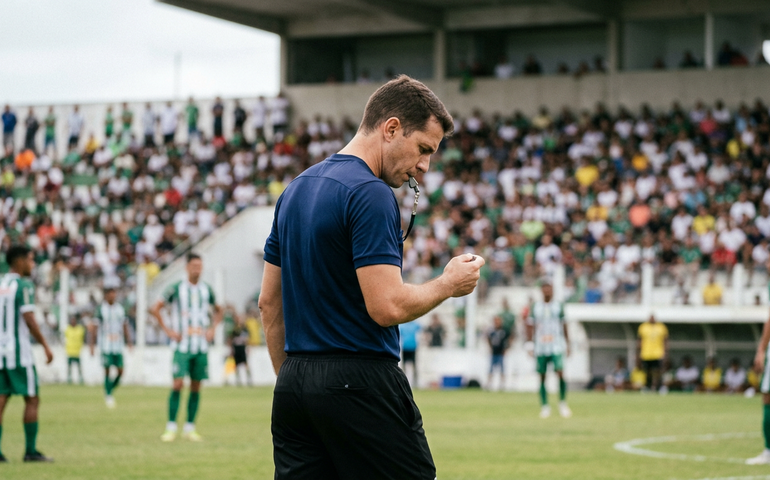 Arbitragem de elite: Davi de Oliveira Lacerda assume o apito na decisão em Arapiraca