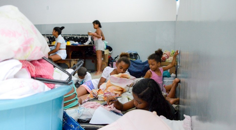 familias desabrigadas